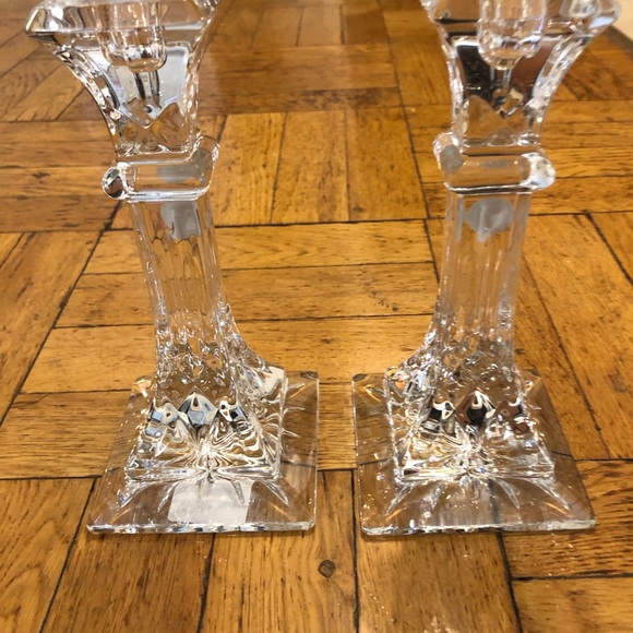 BRAND NEW Waterford Lismore 8in Candlestick, pair - Picture 3 of 5